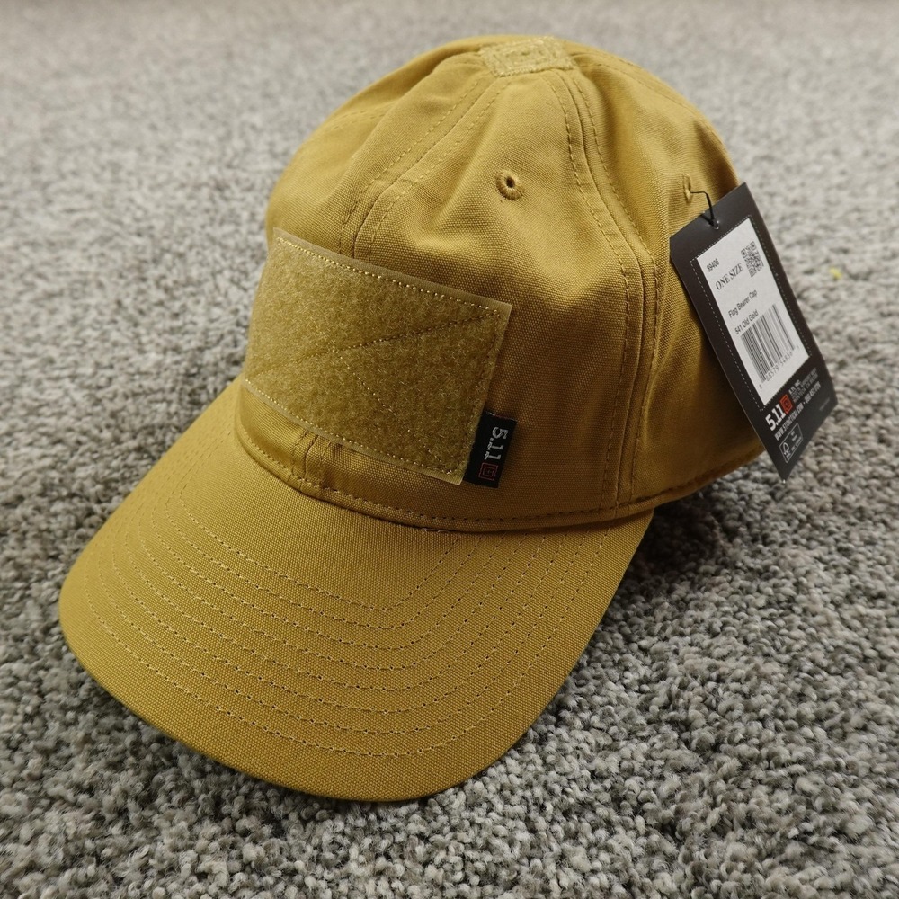 NEW 5.11 Tactical Hat Cap Mens One Size Gold Flag Bearer Adjustable Strap Back